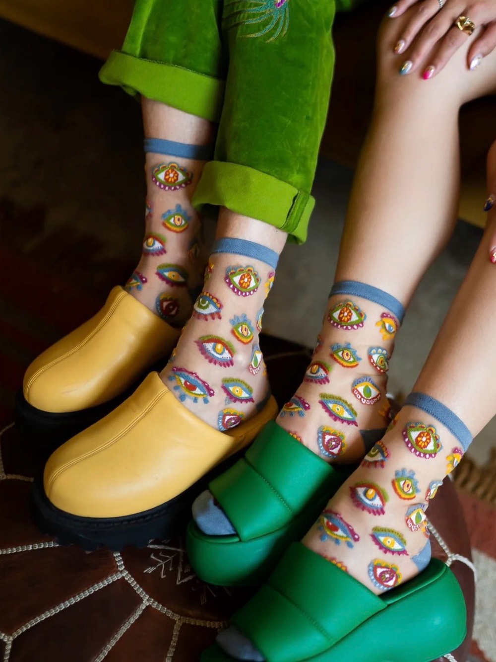 Women’s New with Tags Sock Candy Sheer Third Eye Sock.